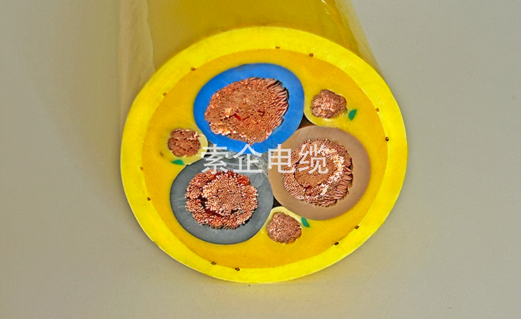 聚氨酯电缆，适配盾构机 / 起重机等设备，耐酸碱超耐用